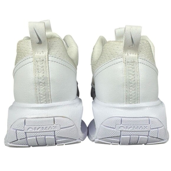 Nike Womens Size 12 Sneakers Shoe Air Max Interlock White Silver DV5695-100 New - Picture 5 of 9
